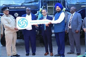 Ashok Leyland delivers 150 vehicles to Tanzanian Police Force